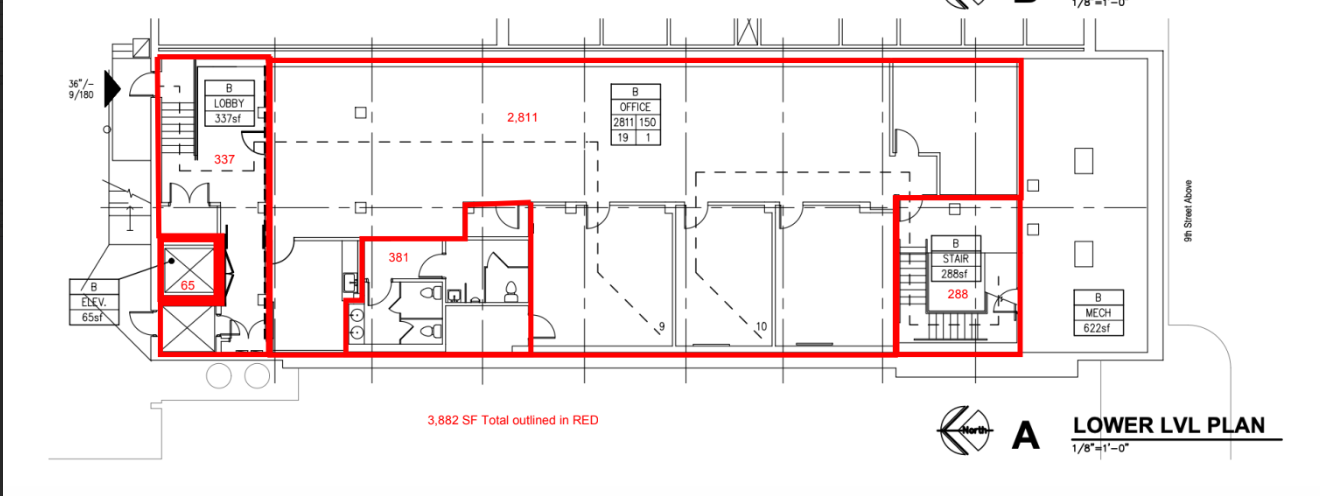 102-106 W 9th St, Kansas City, MO à louer Plan d’étage- Image 1 de 1