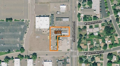 2197 S Sheridan Blvd, Denver, CO - AÉRIEN  Vue de la carte