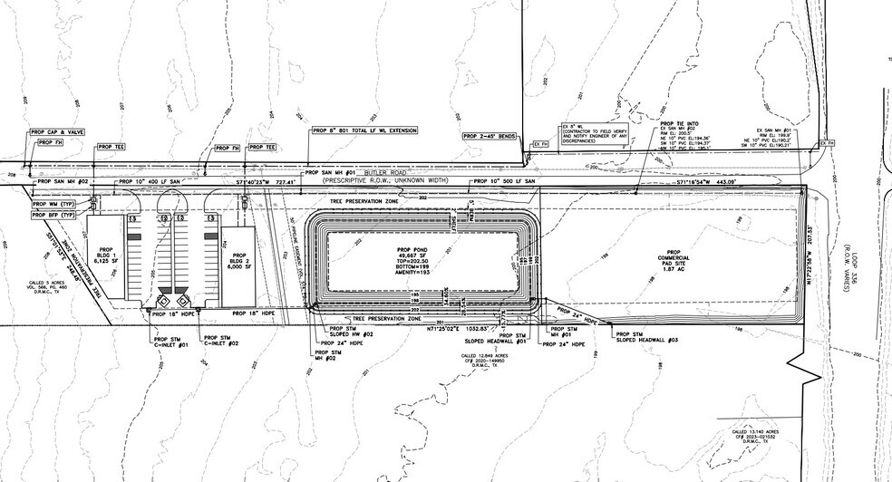 1.8 Acres Loop 336 & Butler Road loop, Conroe, TX à vendre - Plan de site - Image 2 de 4
