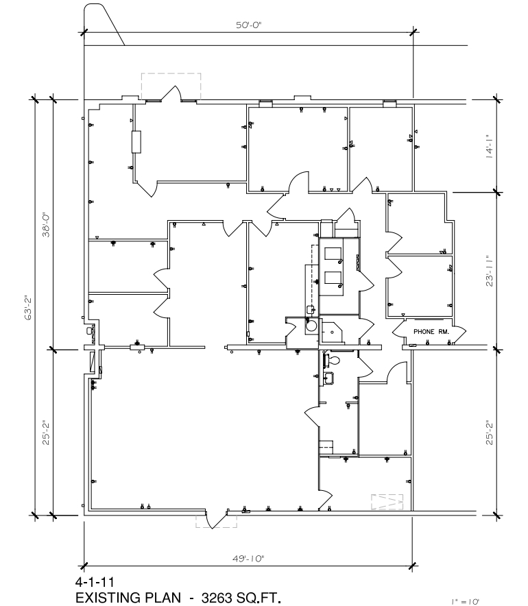 1612-1616 N Main Ave, San Antonio, TX for lease Floor Plan- Image 1 of 1