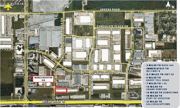 Beltway 8 @ JFK Blvd, Houston, TX for lease Aerial- Image 1 of 2