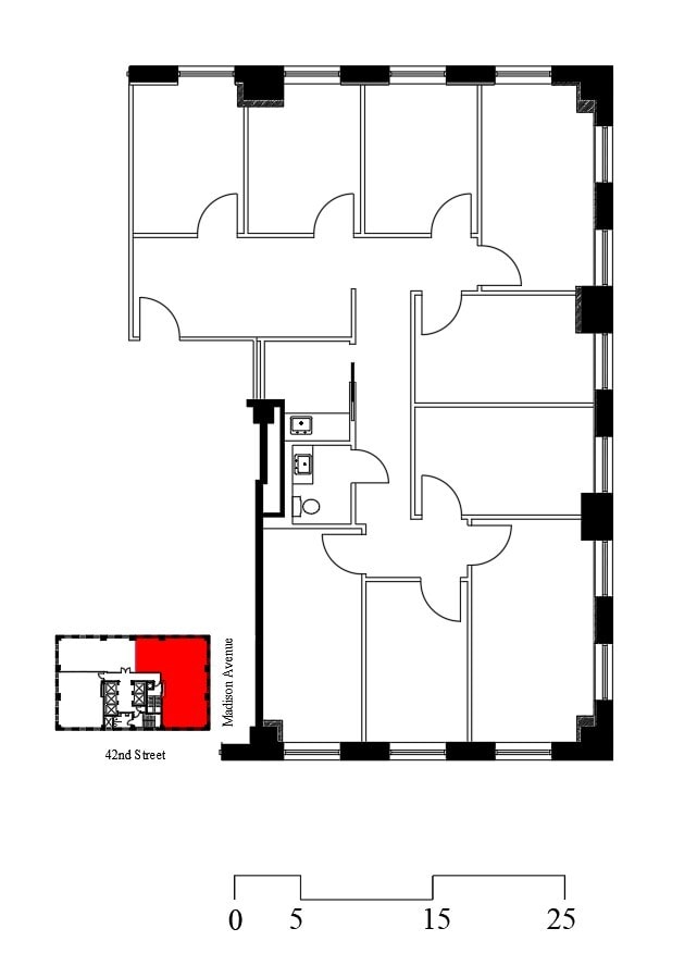 315 Madison Ave, New York, NY for lease Floor Plan- Image 1 of 1