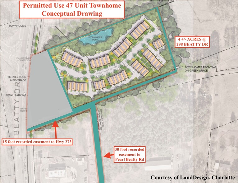 298 Beatty dr, Belmont, NC for sale - Site Plan - Image 1 of 8