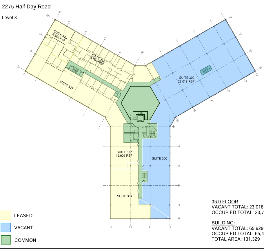 2275 Half Day Rd, Bannockburn, IL for lease Floor Plan- Image 1 of 1
