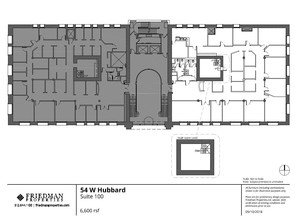 54 W Hubbard St, Chicago, IL à louer Plan d’étage- Image 1 de 6