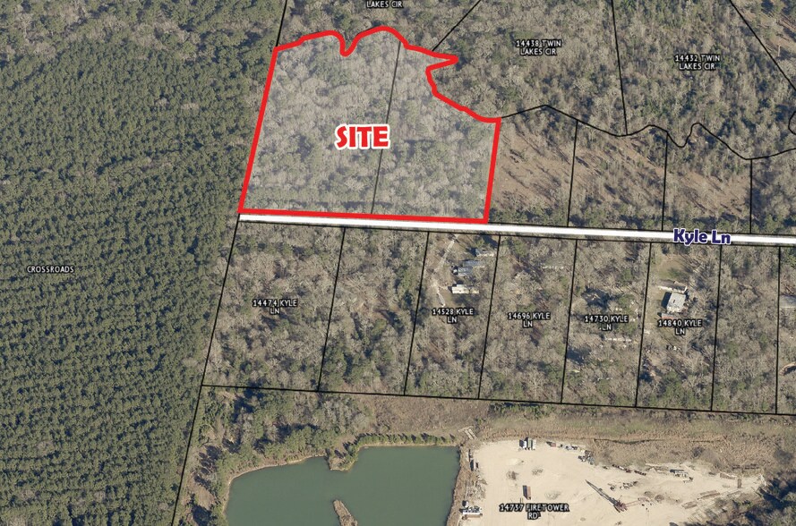 14471 Kyle Ln, Conroe, TX à vendre - Aérien - Image 2 de 5