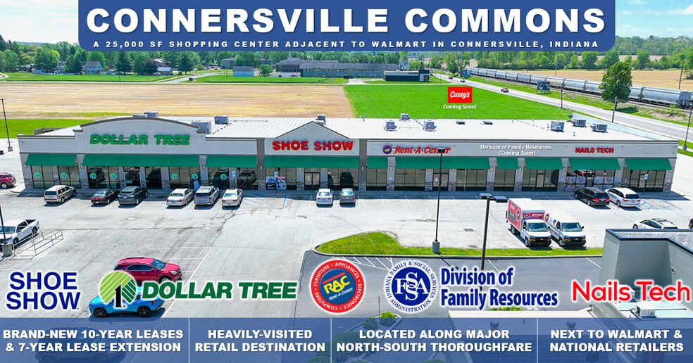 3896-4000 Western Ave, Connersville, IN à vendre - Photo du bâtiment - Image 1 de 3