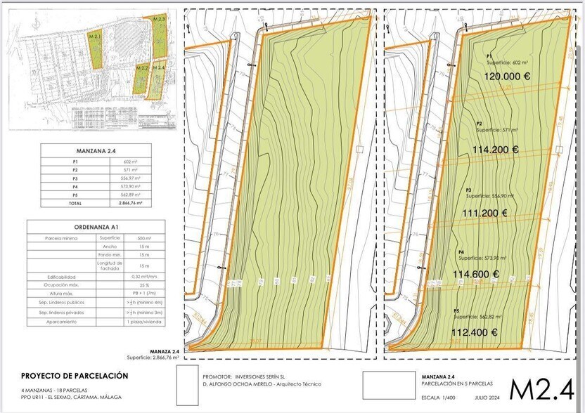 Terrain dans Cártama, Málaga à vendre - Plan d’étage - Image 2 de 19