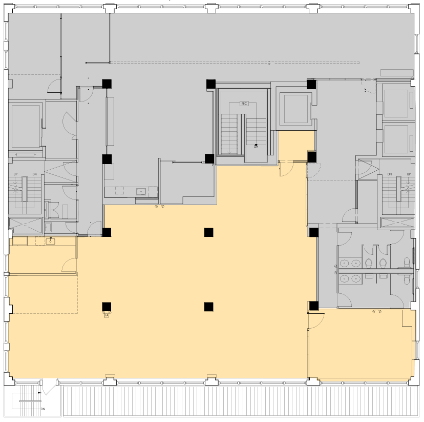 220 W 19th St, New York, NY à louer Plan d’étage- Image 1 de 2
