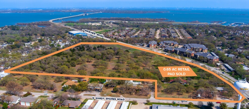 502 N Shady Shores Dr, Lake Dallas, TX à vendre - Photo du bâtiment - Image 1 de 7