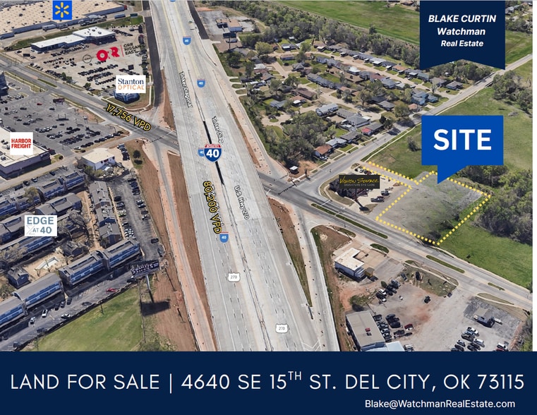 4640 SE 15th St, Del City, OK à vendre - Aérien - Image 1 de 1