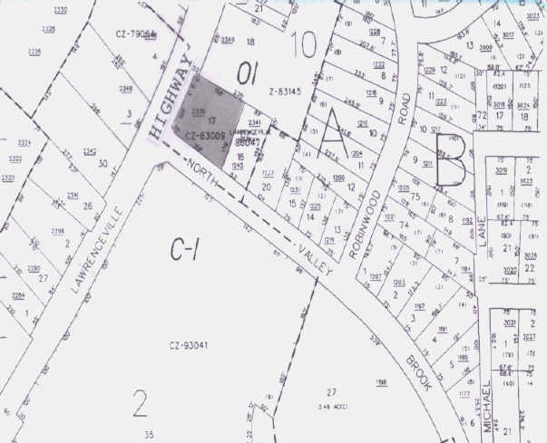 2339 Lawrenceville Hwy, Decatur, GA à louer - Plan cadastral - Image 2 de 5