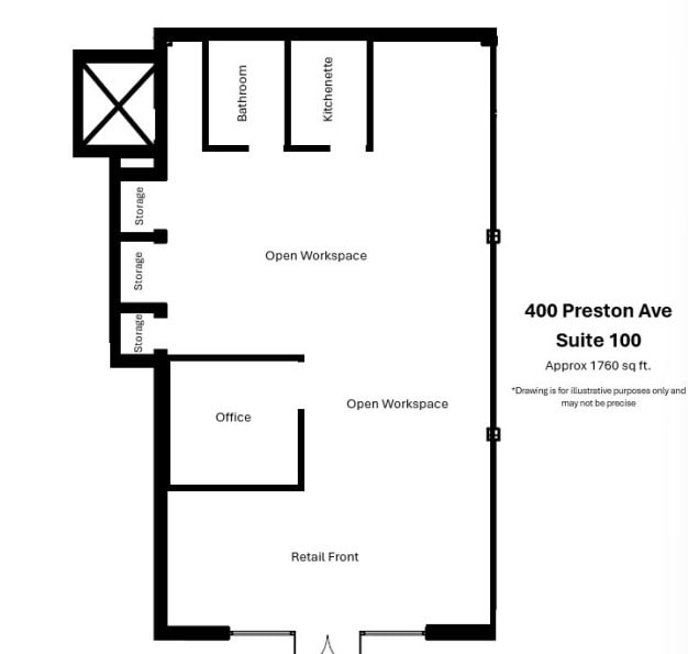400 Preston Ave, Charlottesville, VA for lease Floor Plan- Image 1 of 1