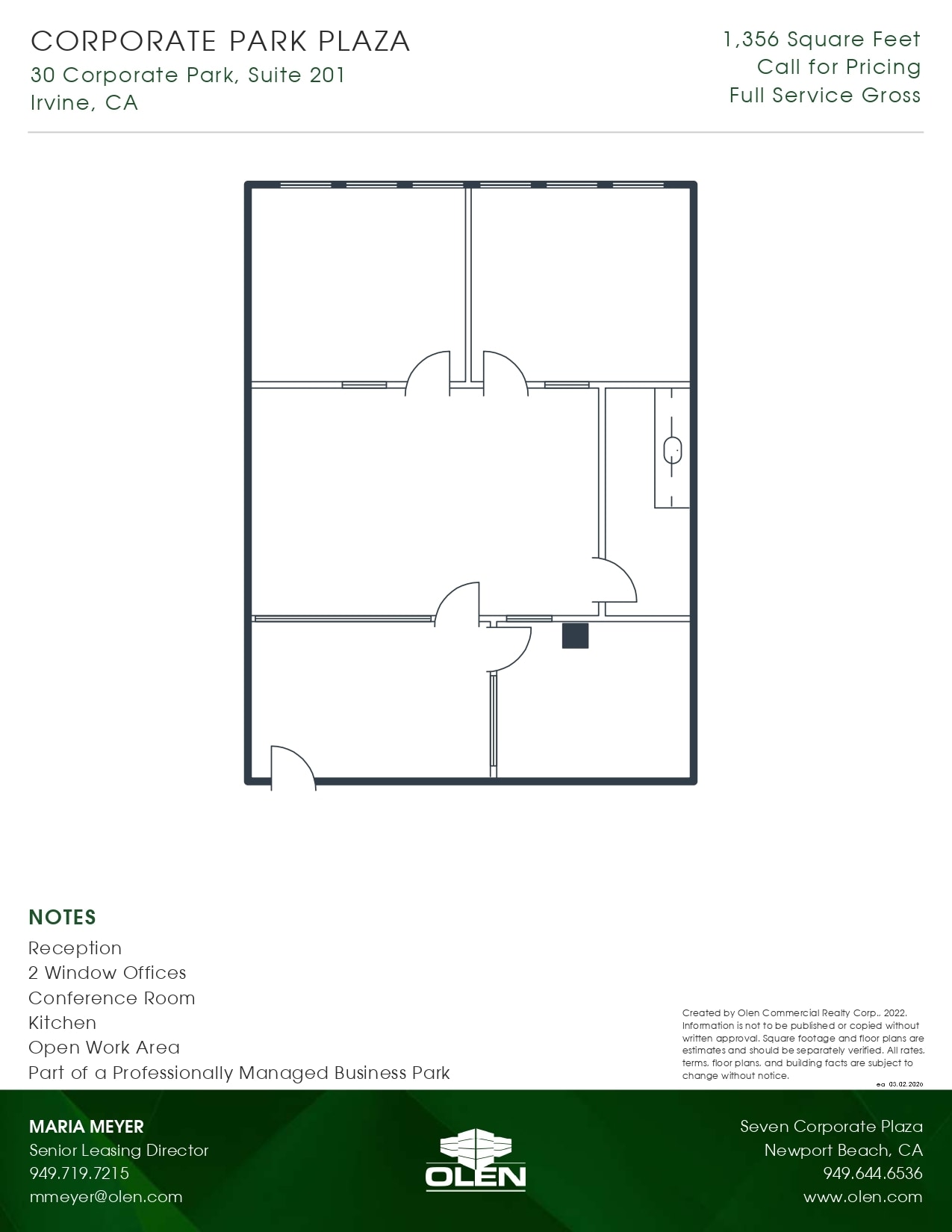 30 Corporate Park, Irvine, CA for lease Floor Plan- Image 1 of 1