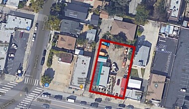 6011 York Blvd, Los Angeles, CA - aerial  map view