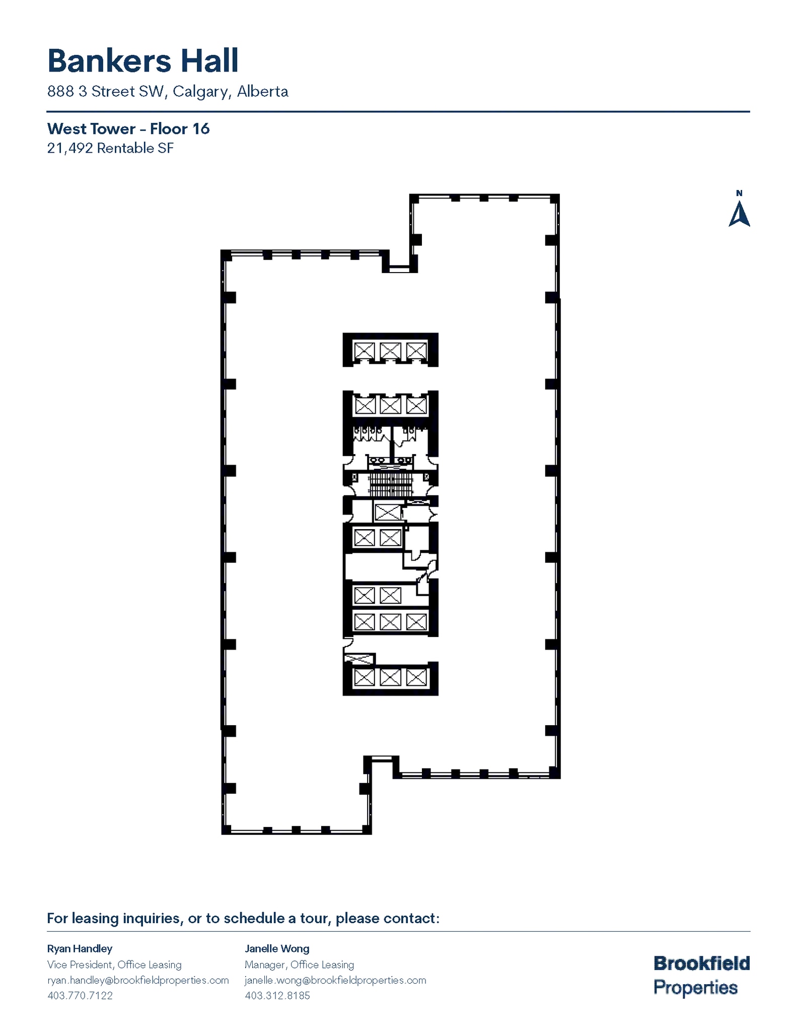 888 3rd St SW, Calgary, AB for lease Floor Plan- Image 1 of 1