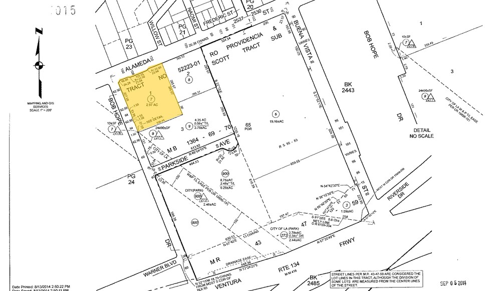 2900 W Alameda Ave, Burbank, CA for lease - Plat Map - Image 2 of 9