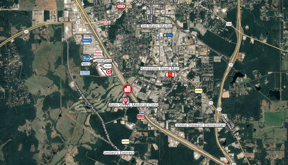 I-45 South, Huntsville, TX à louer - Photo du bâtiment - Image 2 de 10