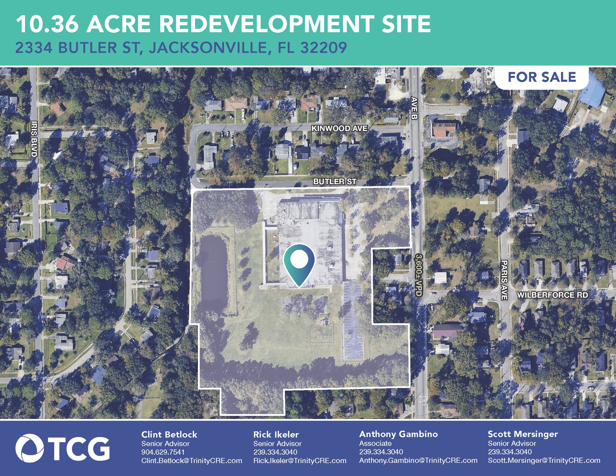 2334 Butler Ave, Jacksonville, FL à vendre Photo principale- Image 1 de 3