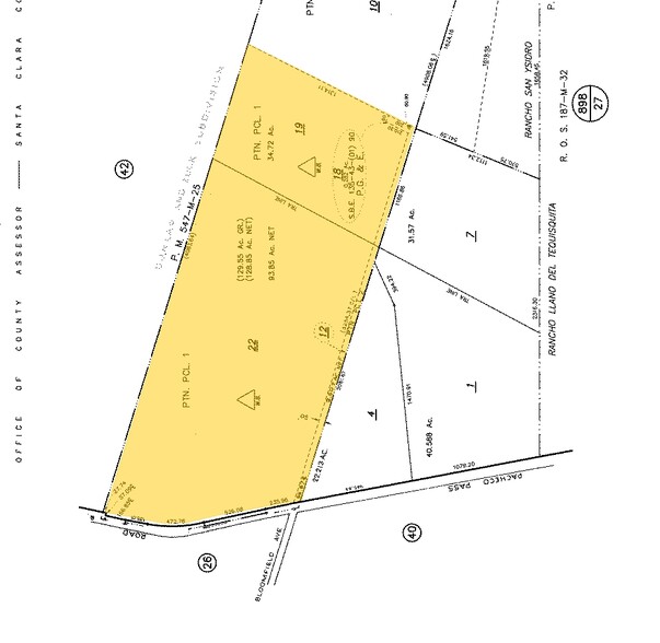 3665 Pacheco Pass Hwy, Gilroy, CA à vendre - Plan cadastral - Image 1 de 1