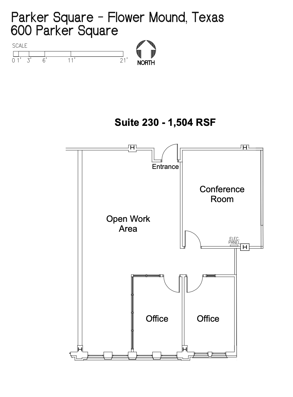 300-900 Parker Sq, Flower Mound, TX à louer Plan d  tage- Image 1 de 7