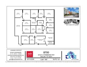 8700 N Stemmons Fwy, Dallas, TX for lease Floor Plan- Image 1 of 1
