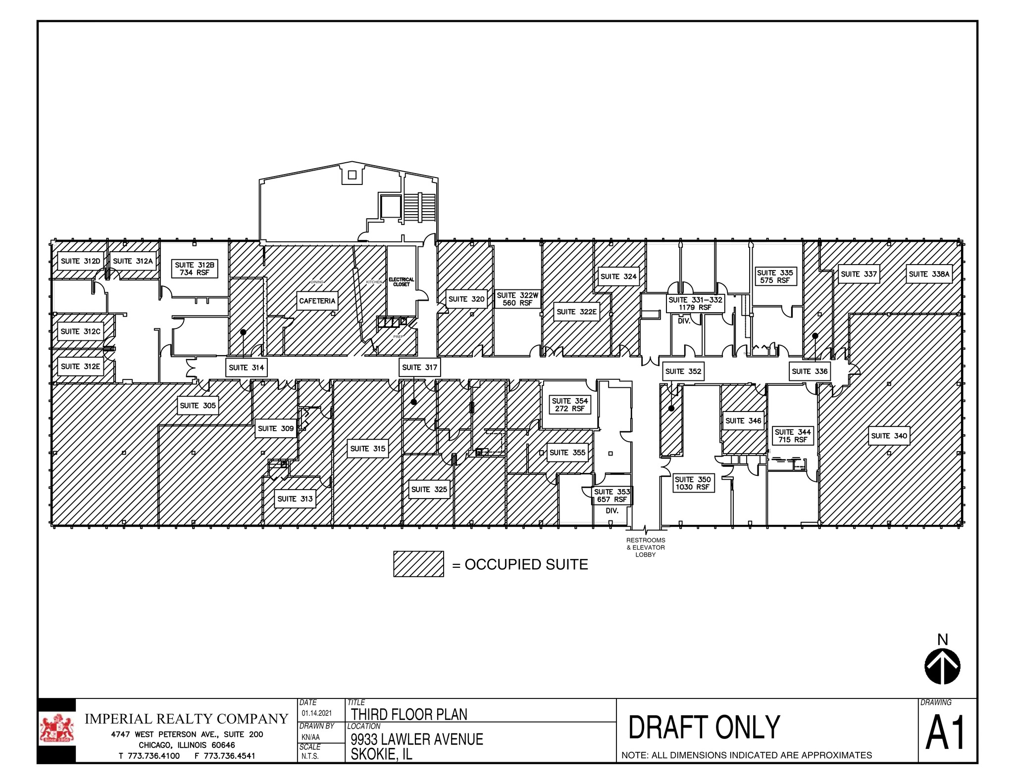 9933 Lawler Ave, Skokie, IL à louer Plan de site- Image 1 de 1