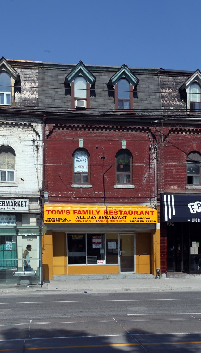 Plus de détails pour 996 Queen St W, Toronto, ON - Commerce de détail à louer