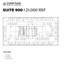 8765 W Higgins Rd, Chicago, IL for lease Floor Plan- Image 1 of 1