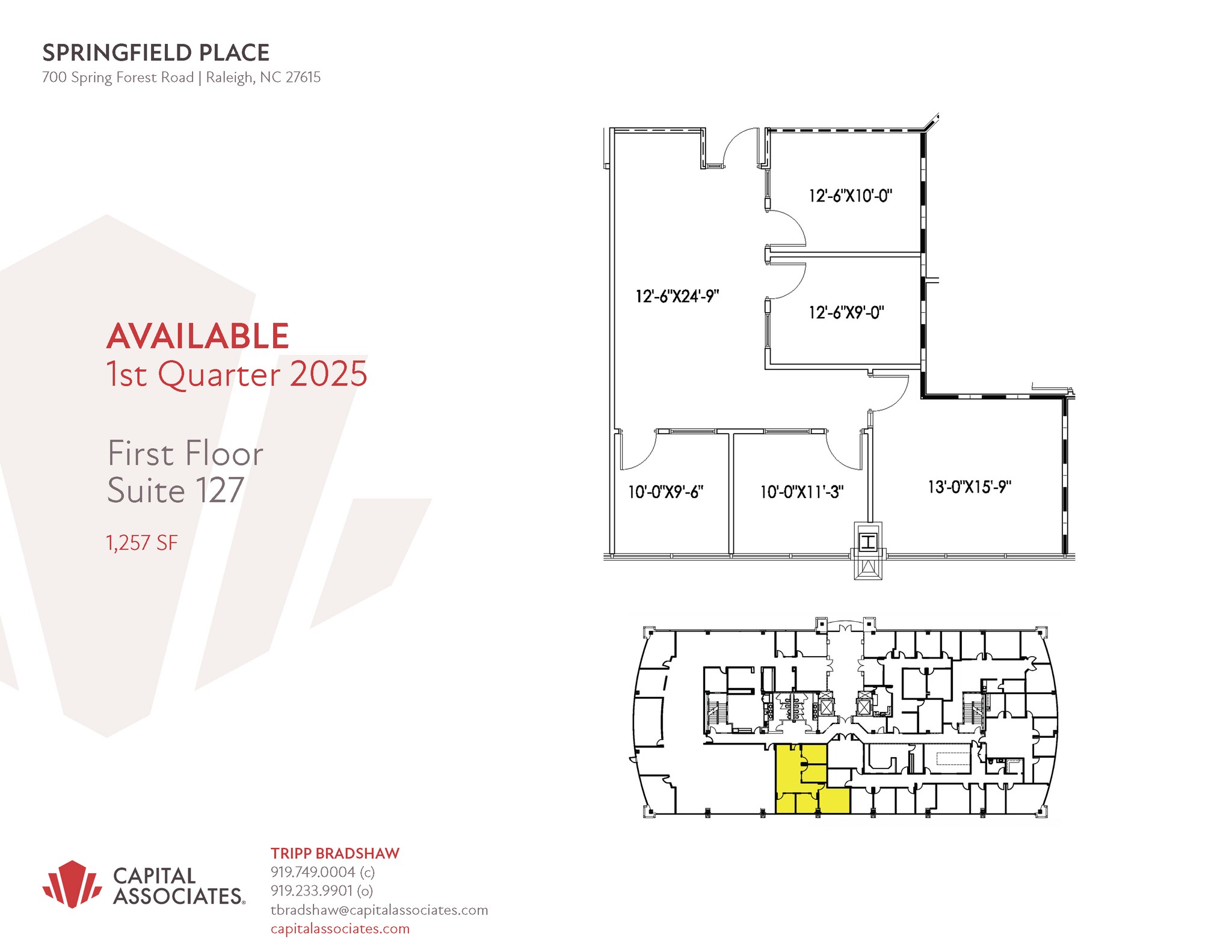 700 Spring Forest Rd, Raleigh, NC à louer Plan d  tage- Image 1 de 1