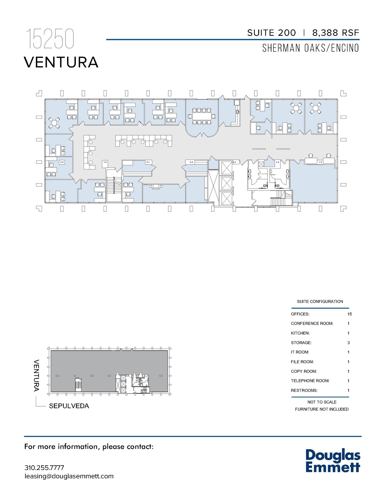 15250 Ventura Blvd, Sherman Oaks, CA for lease Floor Plan- Image 1 of 1