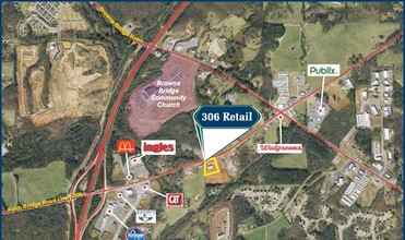 3060 Keith Bridge Rd, Cumming, GA - aerial  map view