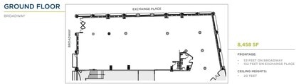 52 Broadway, New York, NY à louer Plan d’étage- Image 1 de 2