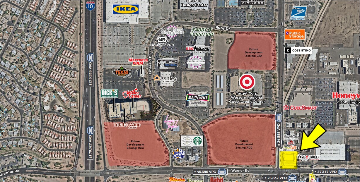 NEC Priest Dr & Warner Rd, Tempe, AZ for lease Building Photo- Image 1 of 3