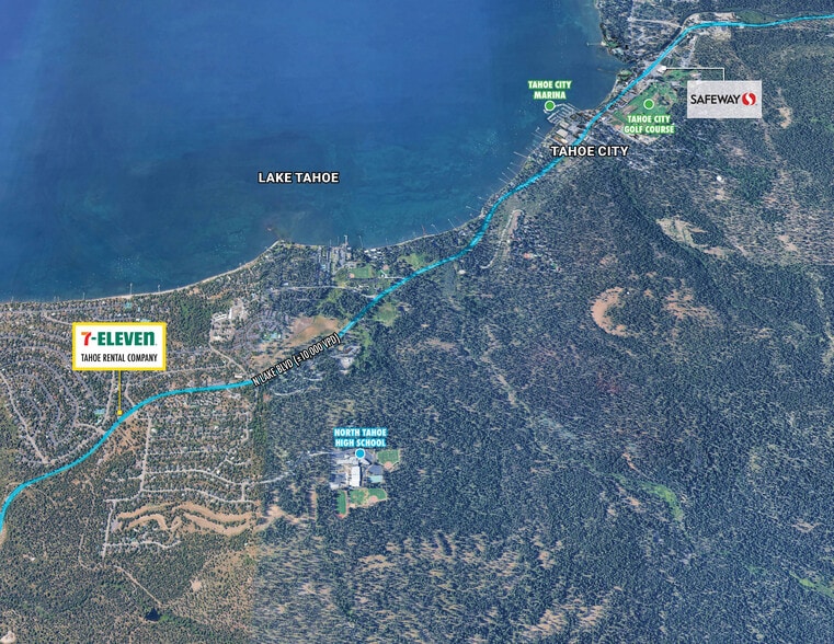 3210-3220 N Lake Blvd, Tahoe City, CA à vendre - Photo du bâtiment - Image 2 de 8