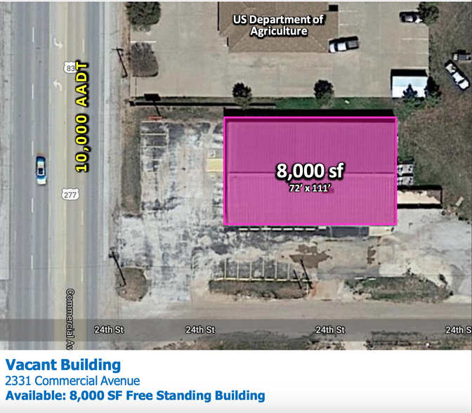 2331 Commercial Ave, Anson, TX for lease - Building Photo - Image 1 of 2