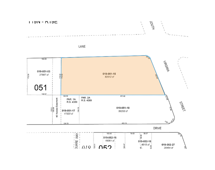 1901 S Virginia St, Reno, NV à vendre - Plan cadastral - Image 2 de 16