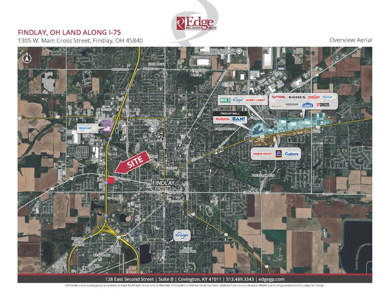 1305 W Main Cross St, Findlay, OH for sale - Aerial - Image 3 of 4