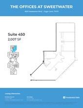 4675 Sweetwater Blvd, Sugar Land, TX for lease Floor Plan- Image 1 of 1