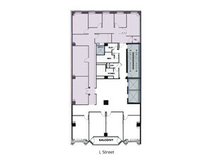 1819 L St NW, Washington, DC à louer Plan d’étage- Image 1 de 1