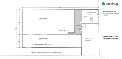 3745 Keith St, Burnaby, BC à louer Plan d’étage- Image 1 de 1