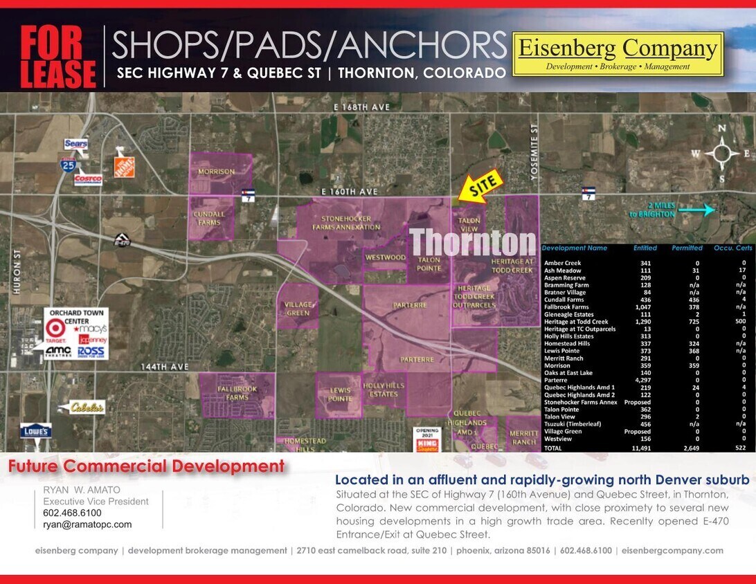 SEC Hwy 7 & Quebec, Thornton, CO for sale Site Plan- Image 1 of 1