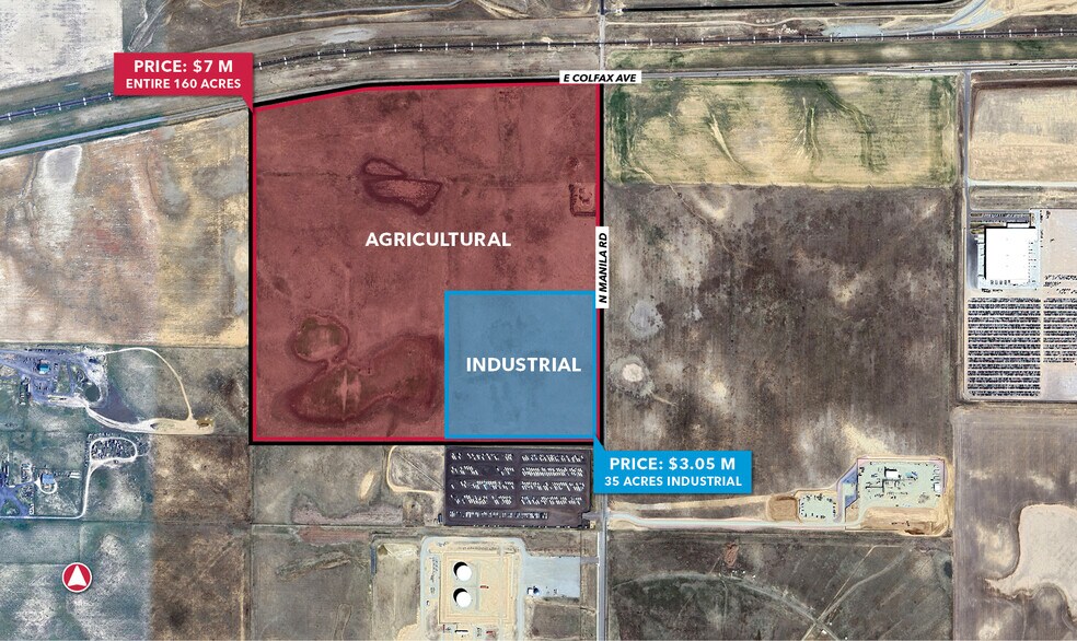 2575 N Manila Rd, Bennett, CO à vendre - Aérien - Image 2 de 3