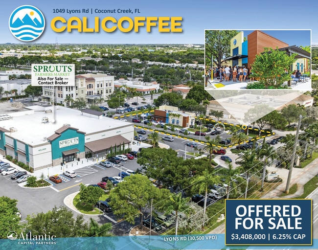 Plus de détails pour 1049 Lyons Rd, Coconut Creek, FL - Commerce de détail à vendre