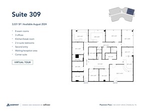 100 Covey Dr, Franklin, TN à louer Plan d  tage- Image 2 de 2