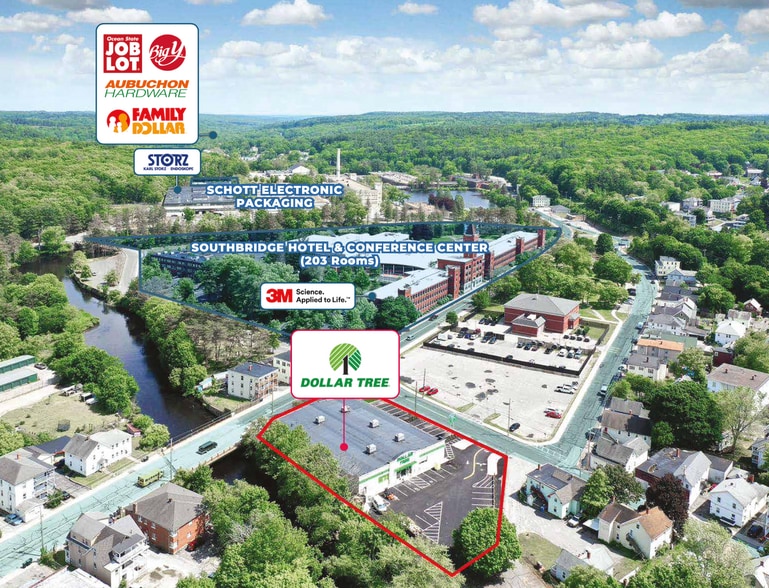 121 North St, Southbridge, MA for sale - Aerial - Image 2 of 2