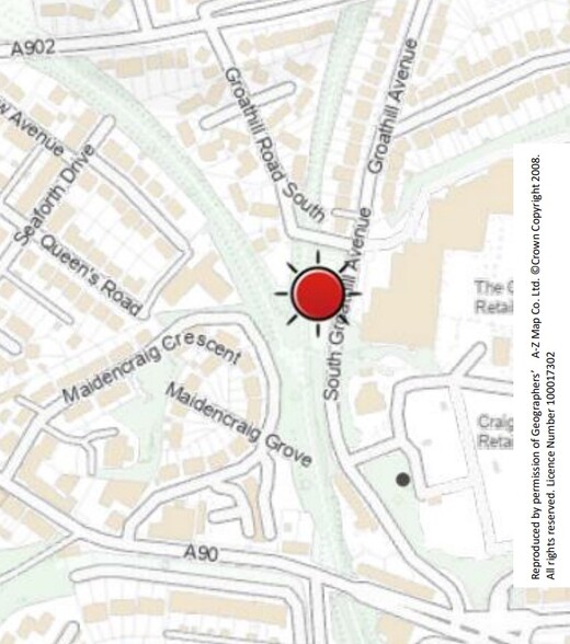 South Groathill Ave, Edinburgh for lease - Site Plan - Image 1 of 2