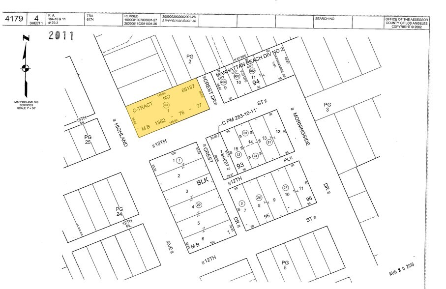 1300 Highland Ave, Manhattan Beach, CA à vendre - Plan cadastral - Image 2 de 20