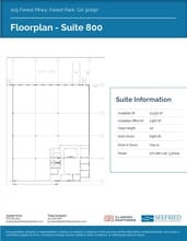 105 Forest Pky, Forest Park, GA for lease Floor Plan- Image 2 of 3