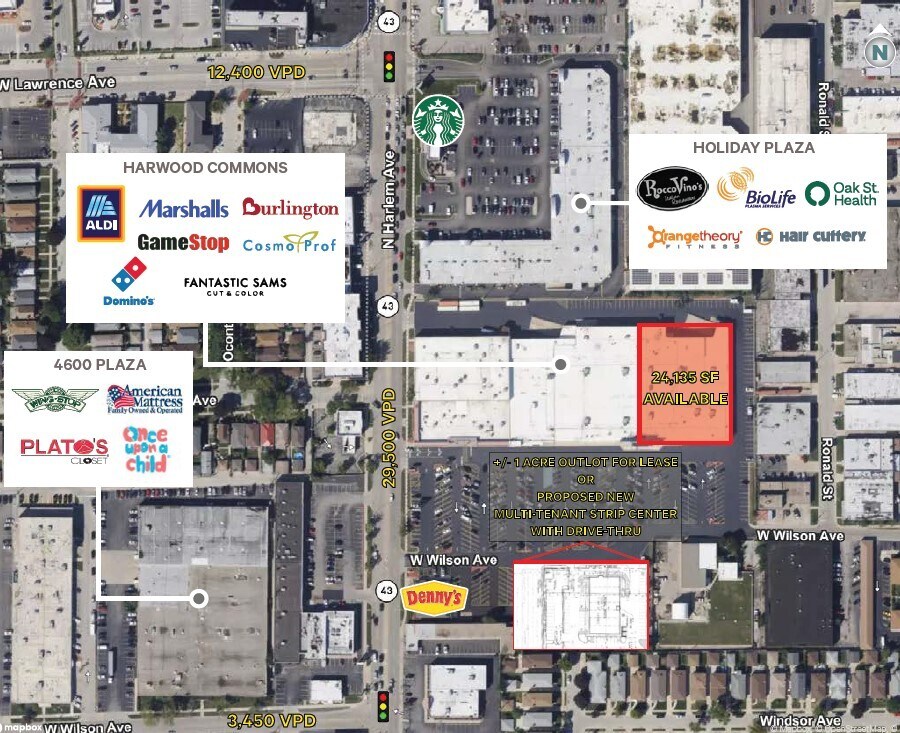 4701 N Harlem Ave, Harwood Heights, IL for lease Primary Photo- Image 1 of 5